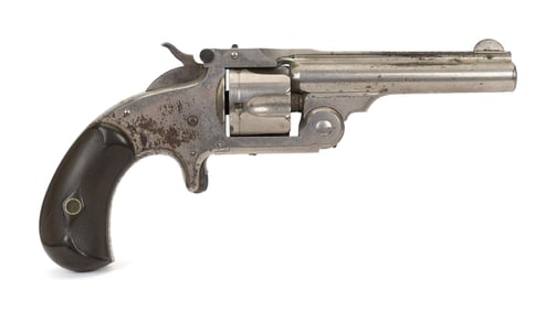 SMITH & WESSON MODEL 1 1/2 SA REVOLVER WITH BOX.