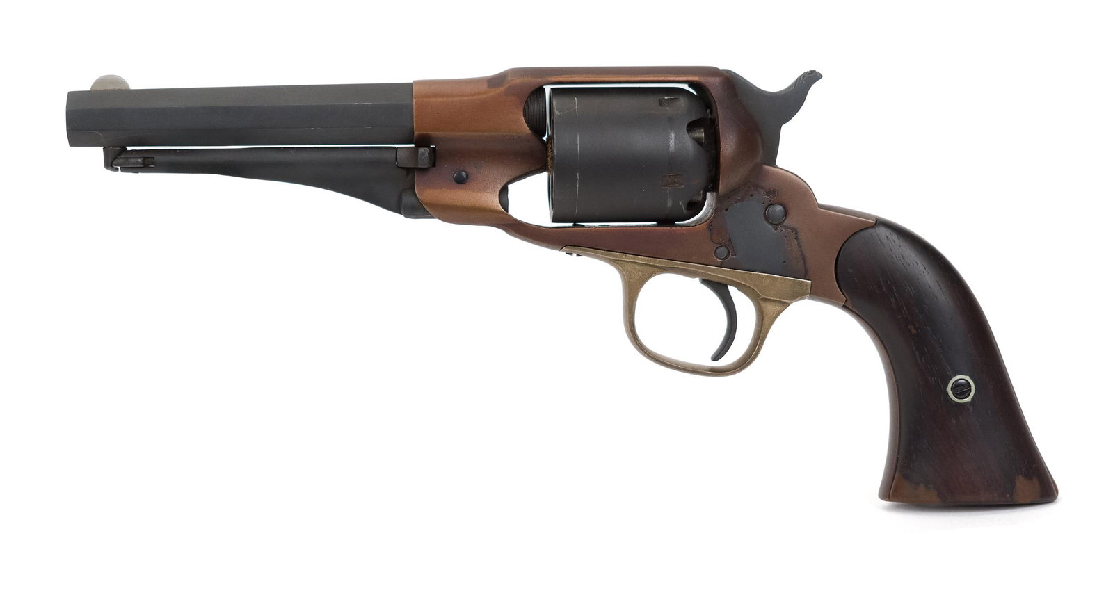 COLT POCKET PISTOL S.A. PERCUSSION REVOLVER. : Antique, Colt single action percussion pocket pistol, .36 caliber, 4.5” barrel L, NSN.