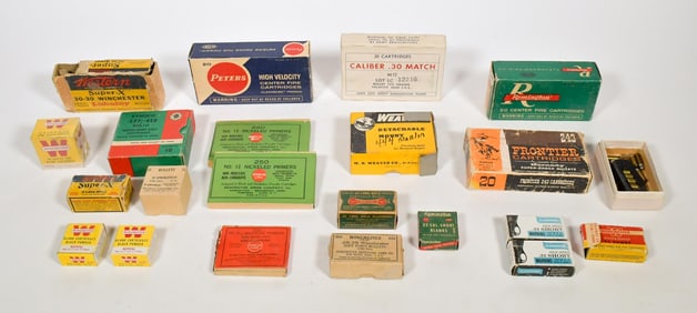 ASSORTED VINTAGE AMMUNITION.