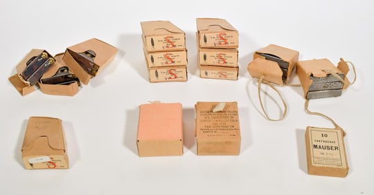 STYER M95 AND MAUSER 7MM AMMUNITION.