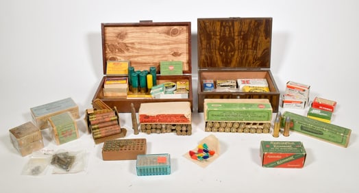 ASSORTED VINTAGE AMMUNITION.