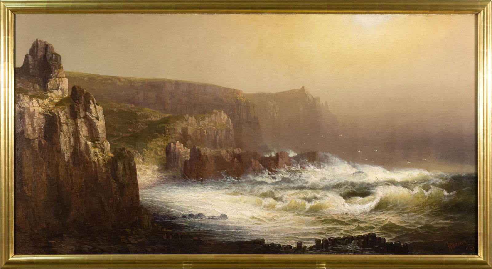 HARRISON BIRD BROWN OIL, GRAND MANAN. (1 of 11)