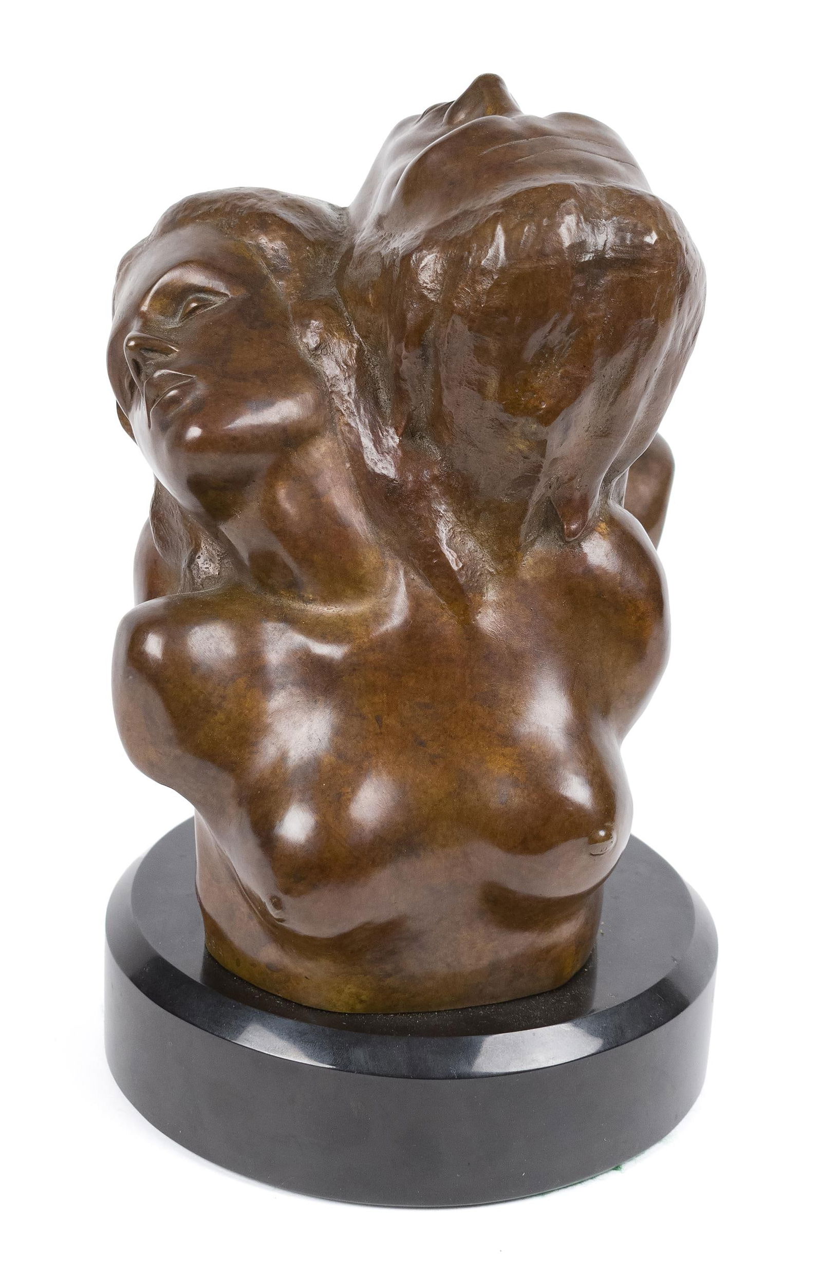 VICTOR SALMONES BRONZE, INTERTWINED FIGURES. (1 of 7)