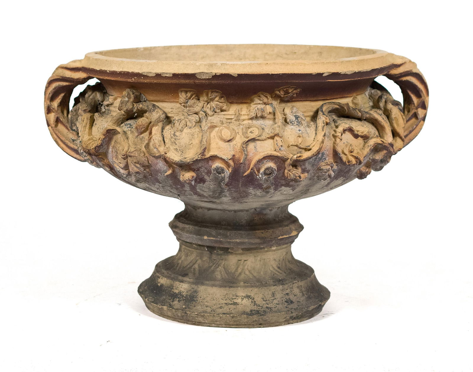 LARGE ANTIQUE GARDEN URN. (1 of 9)