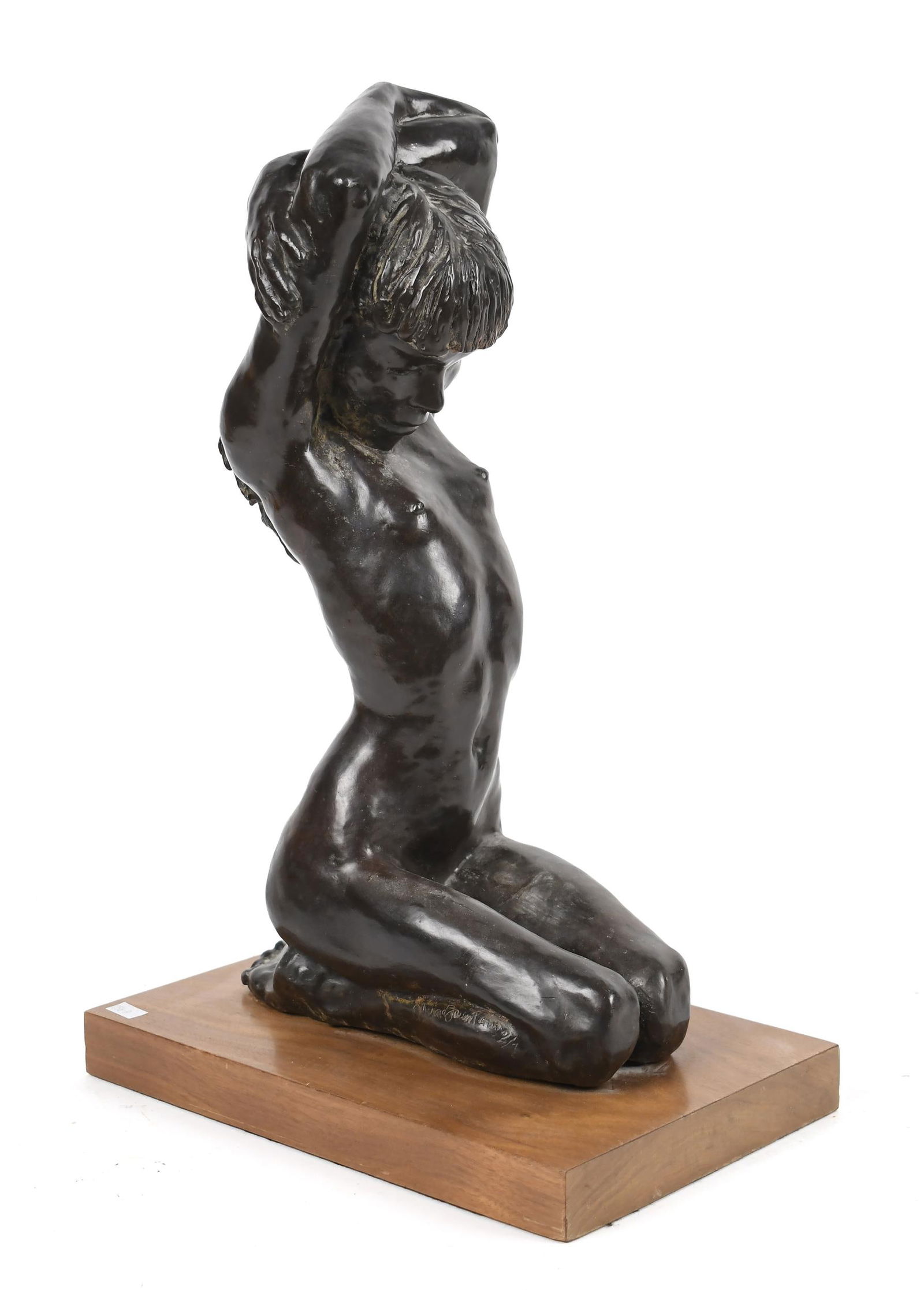 DESMOND H. FOUNTAIN, BRONZE SCULPTURE. (1 of 6)