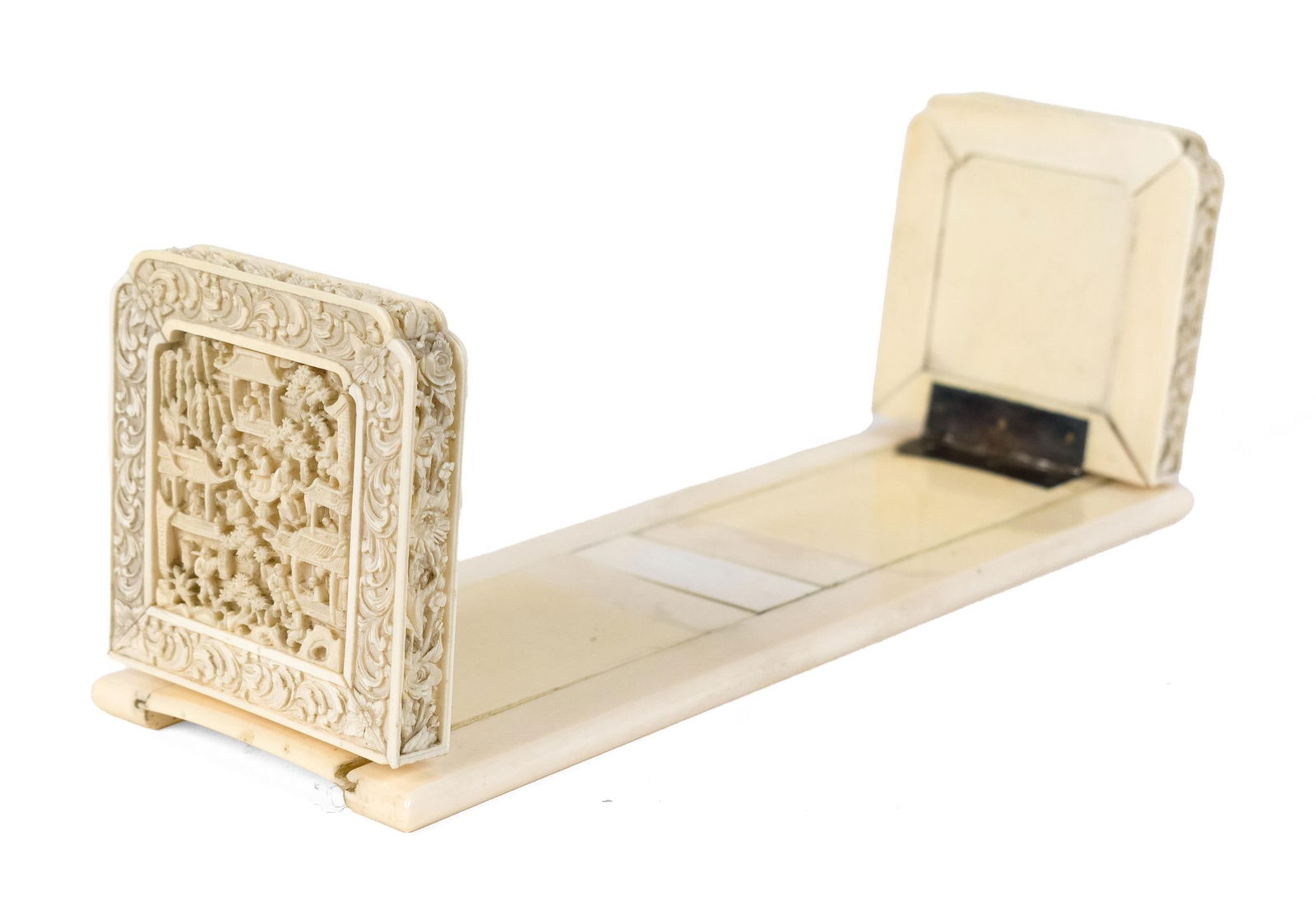 FINE 19TH C. CARVED CHINESE BOOK STAND. (1 of 9)