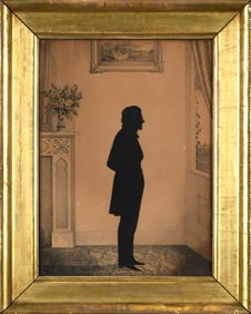 WILLIAM H. BROWN 19TH C. SILHOUETTE.