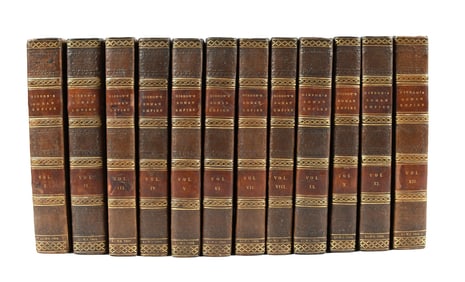 DECLINE AND FALL ROMAN EMPIRE, EDWARD GIBBON.