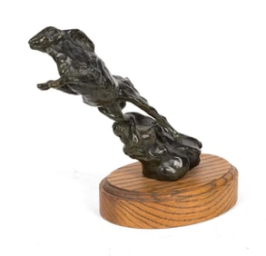 SHERRY SALARI-SANDER BRONZE, HARE, 1979.