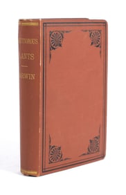 CHARLES DARWIN INSECTIVOROUS PLANTS 1ST AM ED 1875.