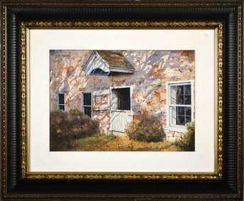 MURRAY HOWDEN, WATERCOLOR, HOUSE.