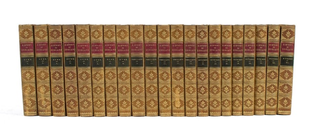 HISTORY OF ENGLAND DAVID HUME FINE BINDINGS 1834.