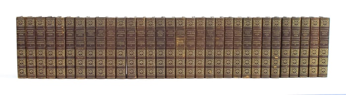 BIOGRAPHIES AMERICAN STATESMEN FIND BINDINGS 32 VOLS.