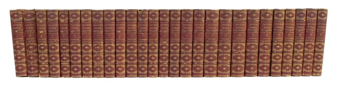 WORKS OF WASHINGTON IRVING FINE BINDINGS 1871.