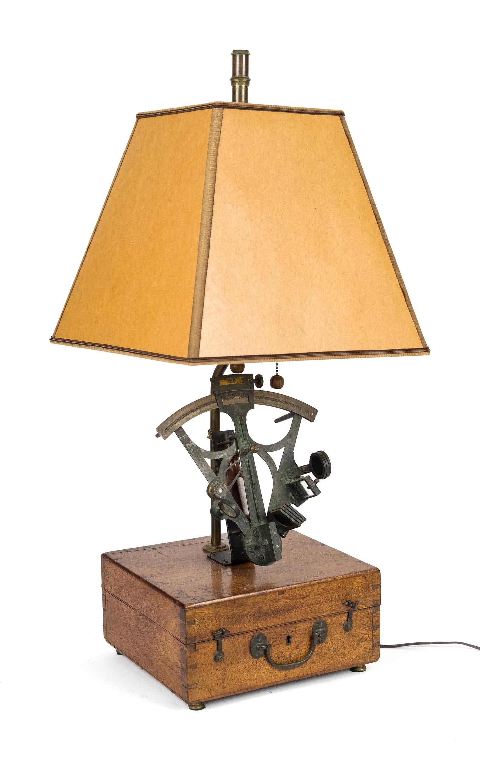 NAUTICAL SEXTANT LAMP. (1 of 12)