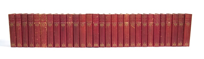 WORKS CHARLES DICKENS ILLUSTRATED FINE BINDINGS.