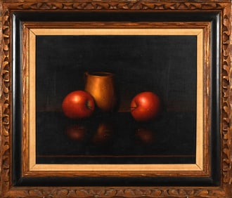 ALFRED JACKSON OIL ON CANVAS, STILL LIFE.