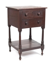 FEDERAL SOUTHERN STATES TWO DRAWER STAND.