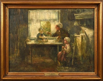 EARLY 20TH C. DUTCH OIL ON CANVAS