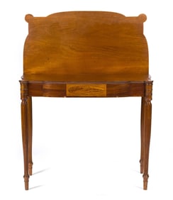 FEDERAL MAHOGANY INLAID CARD TABLE.