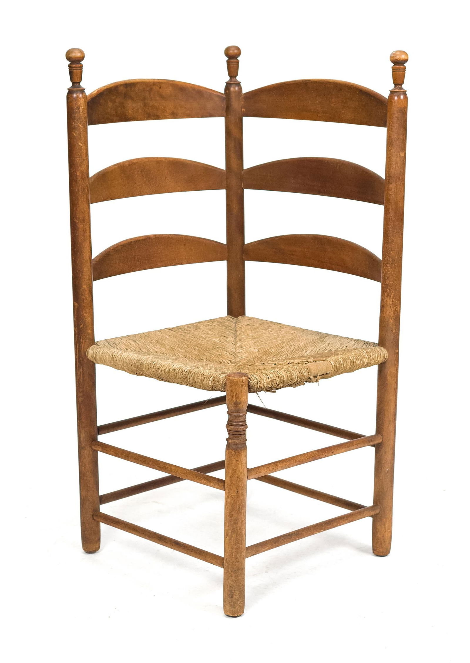 19TH C. LADDER BACK CORNER CHAIR (1 of 10)