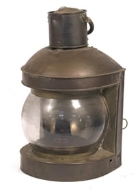 ANTIQUE SHIPS LANTERN.