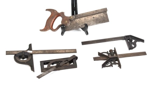 ANTIQUE HAND TOOLS, 5PCS.