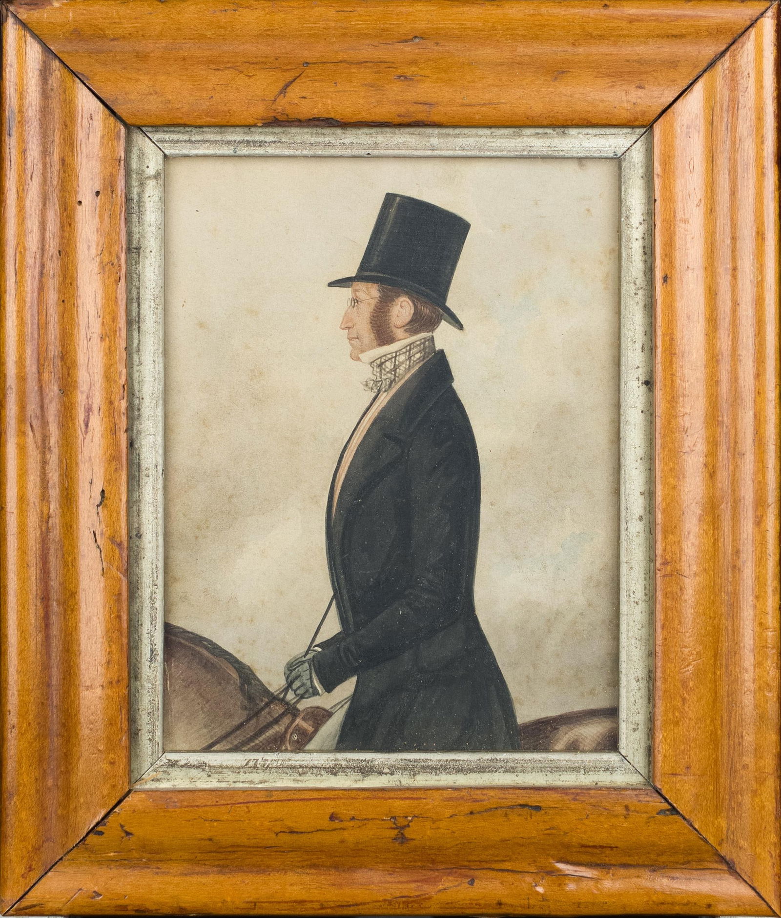 19TH C. PORTRAIT PAINTING, EQUESTRIAN. (1 of 5)