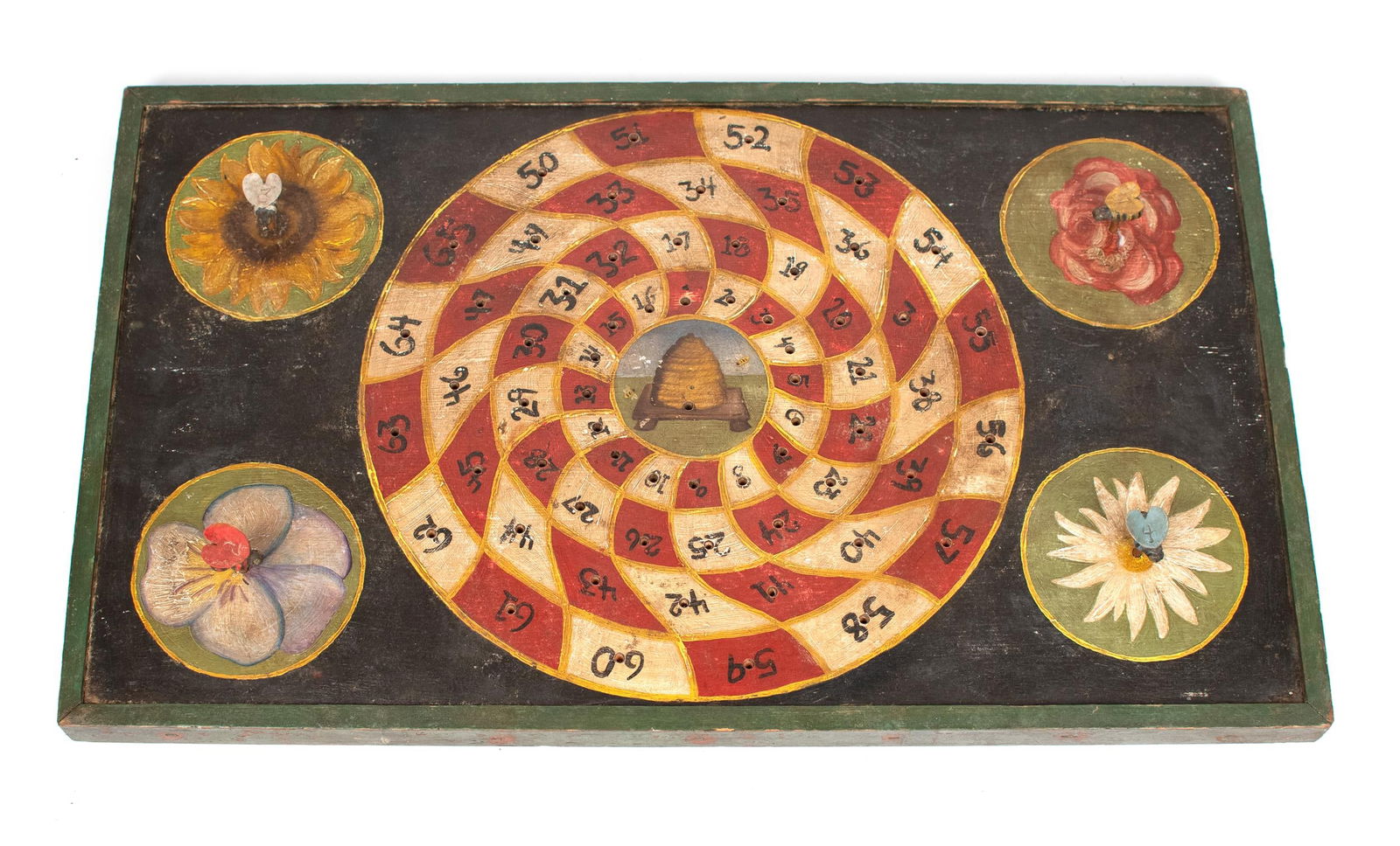 FRANK FINNEY PAINTED GAME BOARD. (1 of 20)