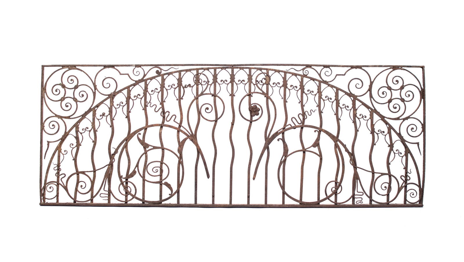 18TH C. FRENCH WROUGHT IRON TRELLIS. (1 of 10)