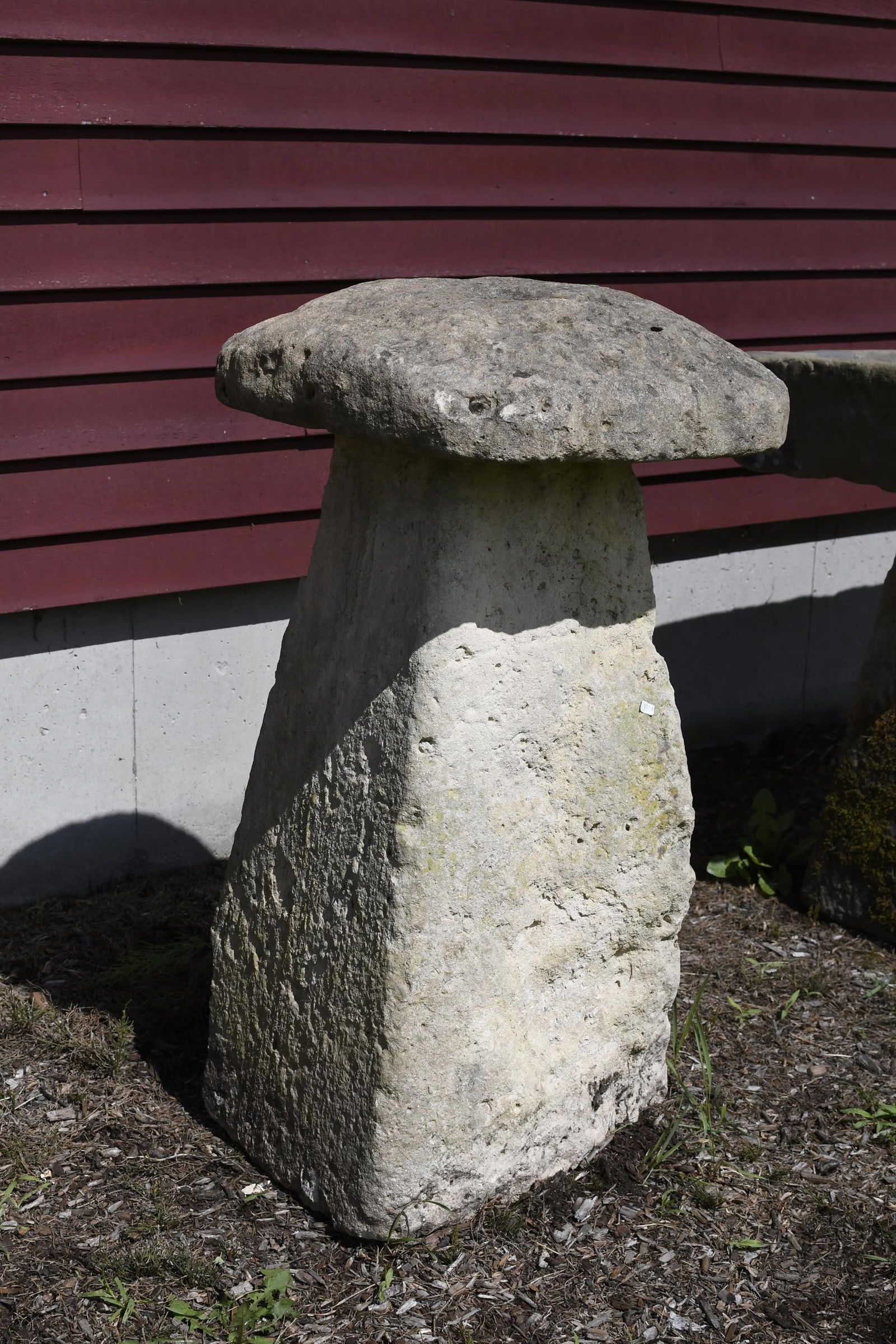 LARGE 18TH C. STADDLE STONE. (1 of 6)