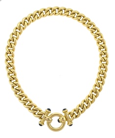 18K GOLD NECKLACE, MADELEINE ALBRIGHT ESTATE.