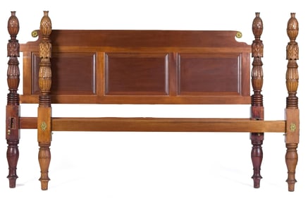 FEDERAL STYLE KING SIZE BED.