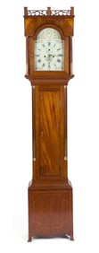 FEDERAL NEW HAMPSHIRE INLAID TALL CLOCK.