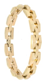 14K RETRO GOLD BRACELET.