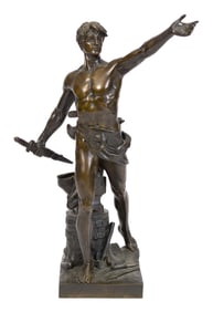 EUGENE MARIOTON BRONZE, DEVOIR CIVIQUE.