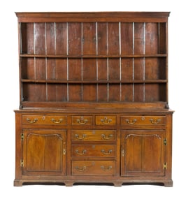 18TH C. ENGLISH OAK WELSH DRESSER.