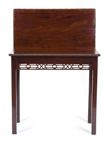 18TH C. CHIPPENDALE CARD TABLE.