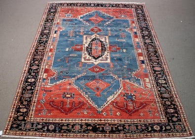 VINTAGE TURKISH LARGE RUG.