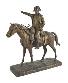 HENRI LOUIS LAVASSEUR BRONZE, NAPOLEON.