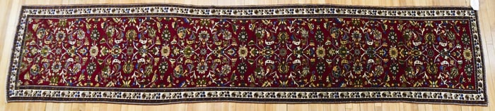 VINTAGE PERSIAN RUNNER RUG.