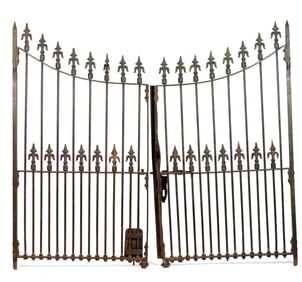 ANTIQUE IRON GATES.