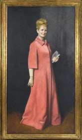 NORMAN HEPPLE OIL, PORTRAIT OF HEATHER SHIPMAN.