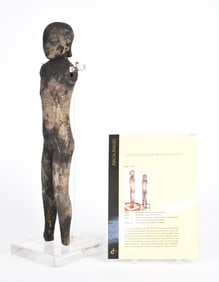 CHINESE TOMB FIGURE, YOUNG GIRL.