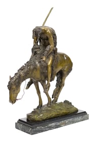 AFTER JAMES FRASER BRONZE, END OF THE TRAIL.