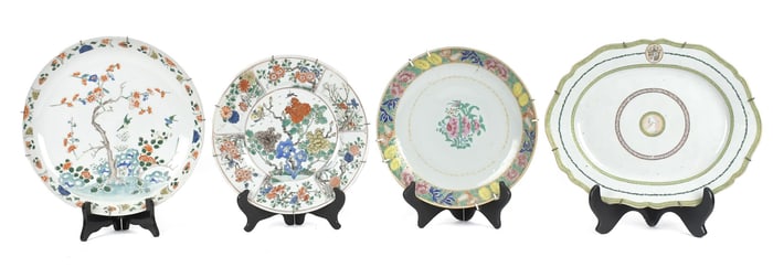 18TH C. CHINESE EXPORT PORCELAIN, 4 PCS.