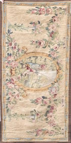 VINTAGE EDGEWATER LOOMS TAPESTRY, FISHING.
