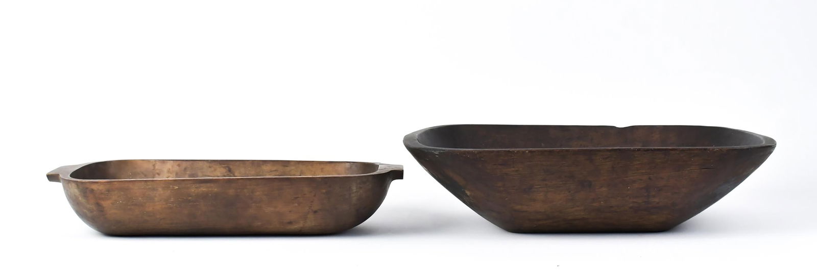 19TH C. TRENCHER AND CHOPPING BOWL. (1 of 13)