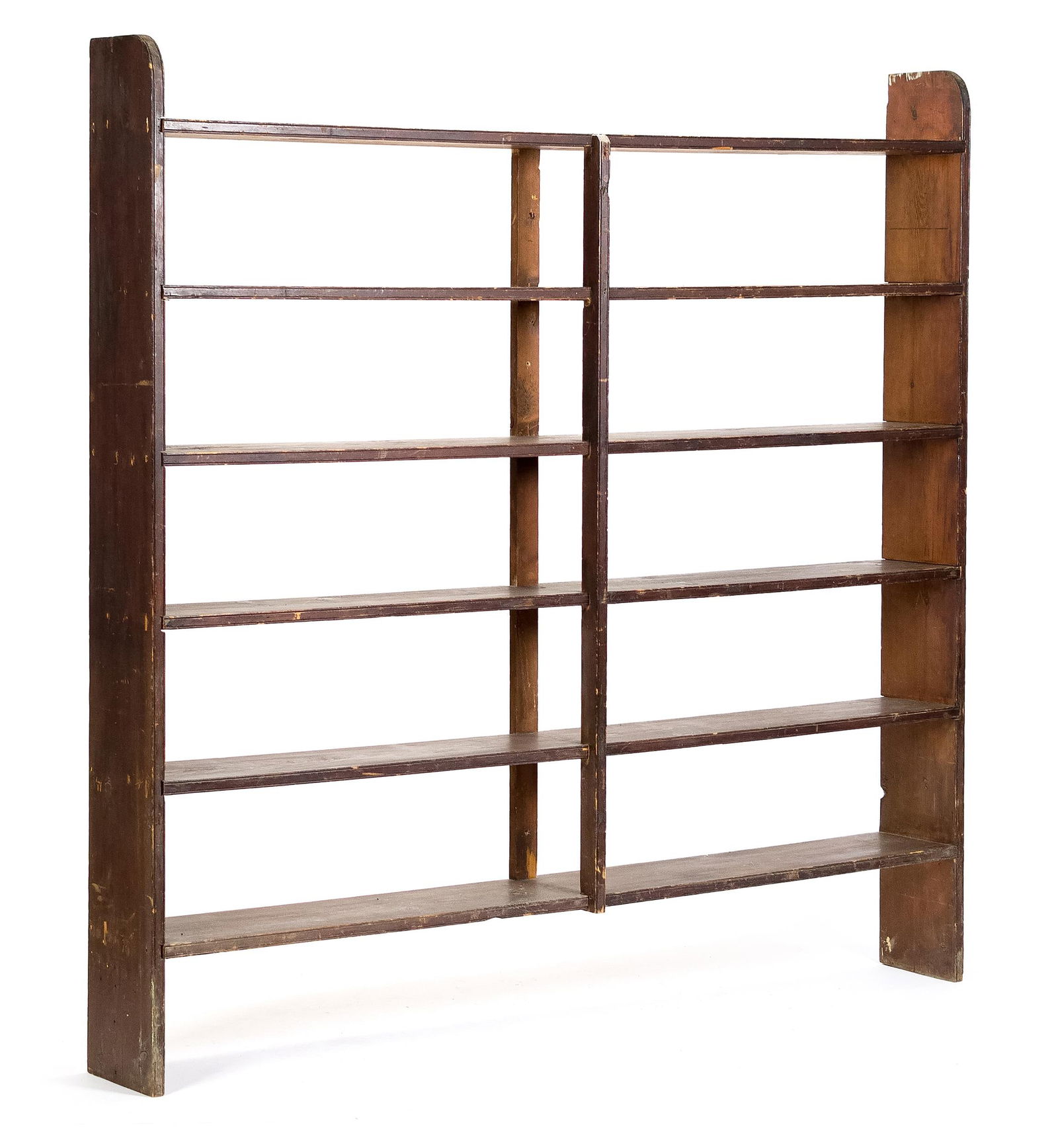 ANTIQUE COUNTRY PINE FLOOR SHELVES. (1 of 13)