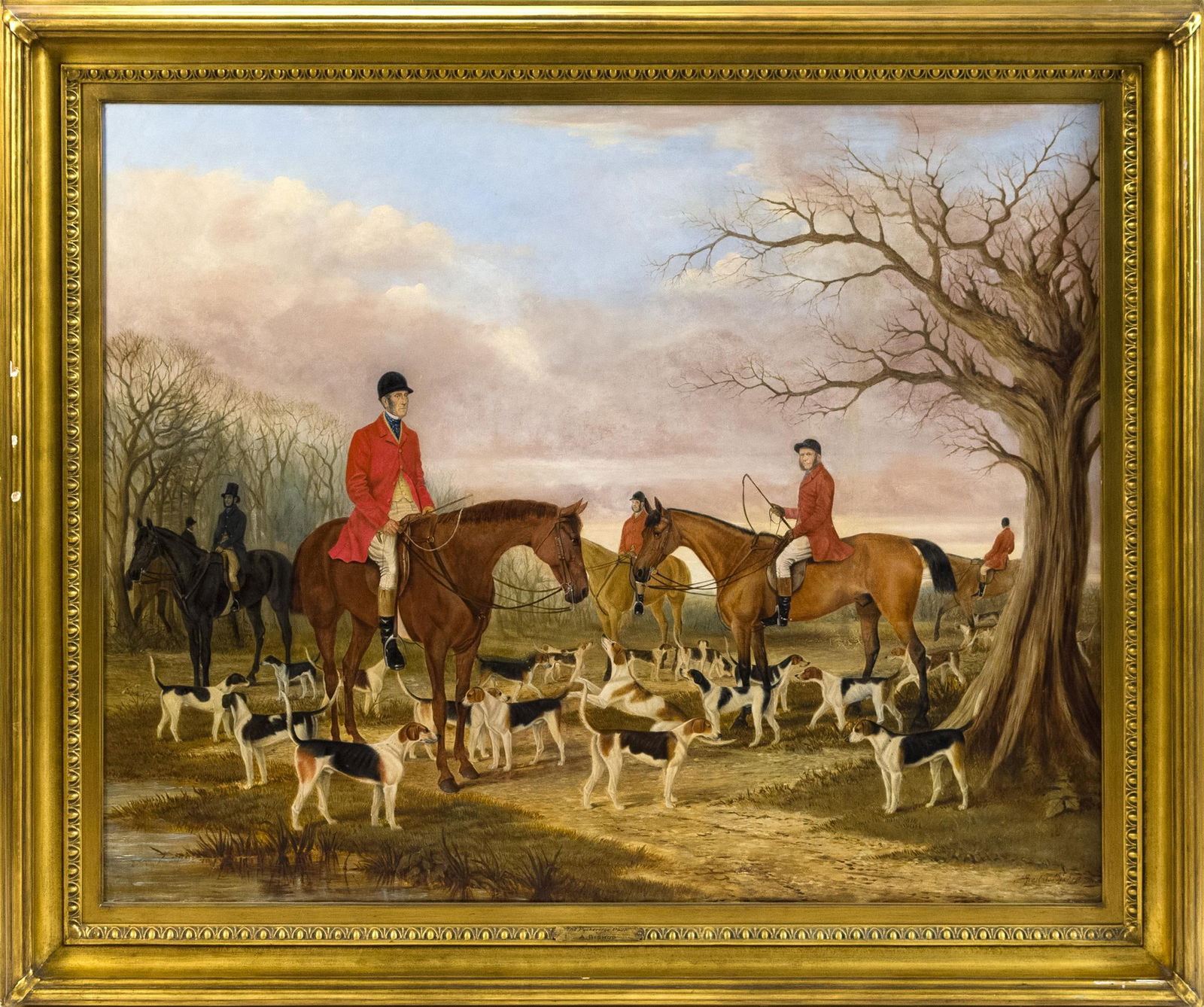 ALFRED S. BISHOP OIL, THE PUCKERIDGE PACK. (1 of 9)